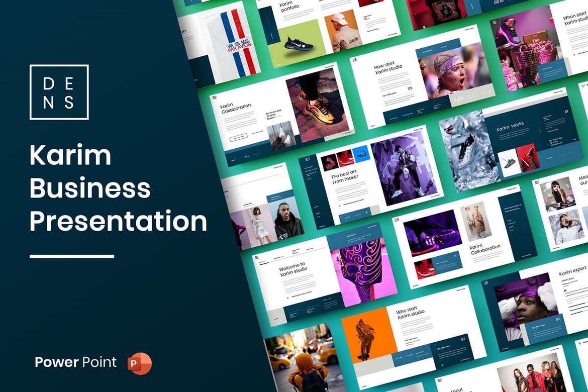 Karim – Template PowerPoint Bisnis yang Menarik