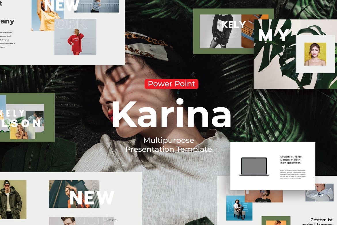 Template PowerPoint Karina - Solusi Presentasi Multifungsi
