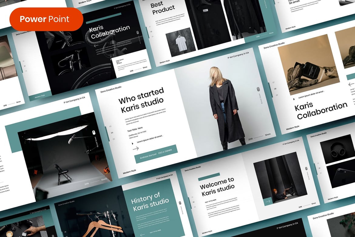 Karis – Template PowerPoint Bisnis yang Menarik