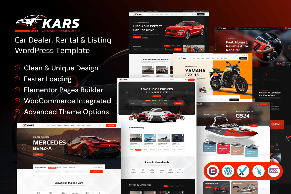 Kars - Tema WordPress untuk Dealer Kendaraan yang Menarik dan Responsif