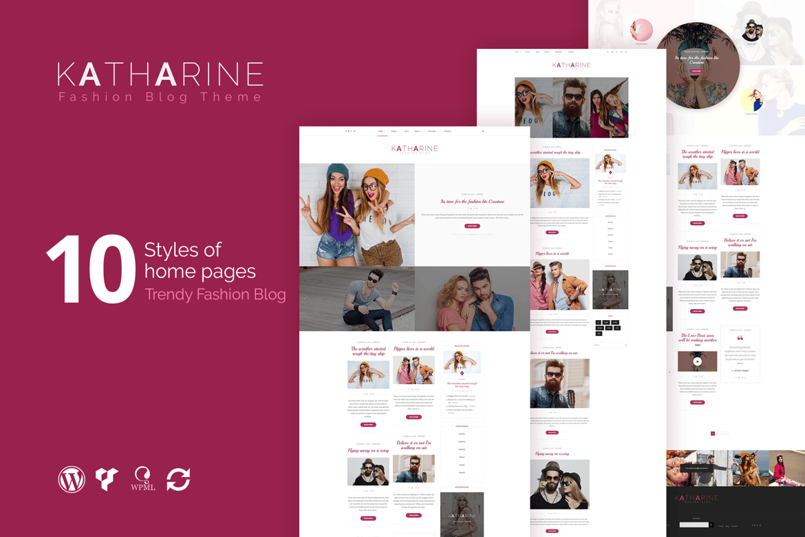 Katharine - Tema WordPress Fashion Modern yang Menarik dan Responsif