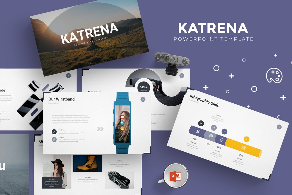 Katrena - Template Powerpoint Serbaguna untuk Presentasi Anda