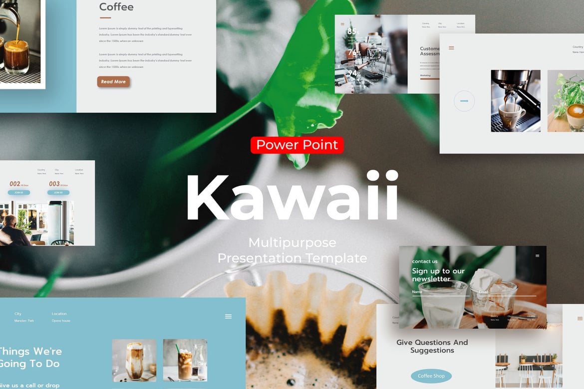 Template PowerPoint Kawaii yang Menarik dan Profesional