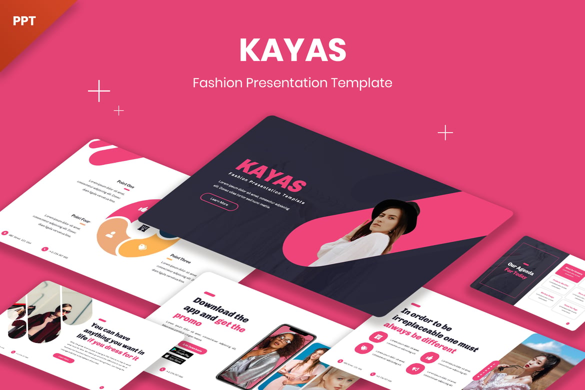 Template PowerPoint Fashion Kayas - Presentasi Menarik dan Profesional