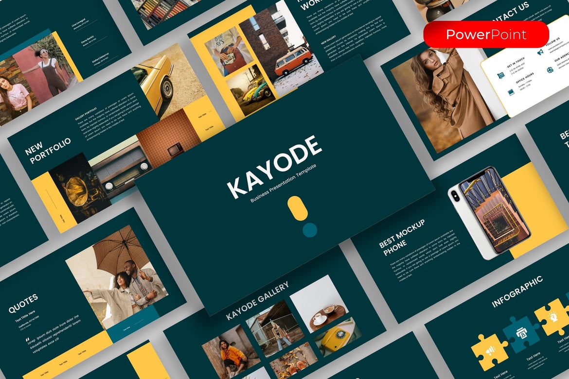 Kayode – Template PowerPoint Bisnis yang Menarik