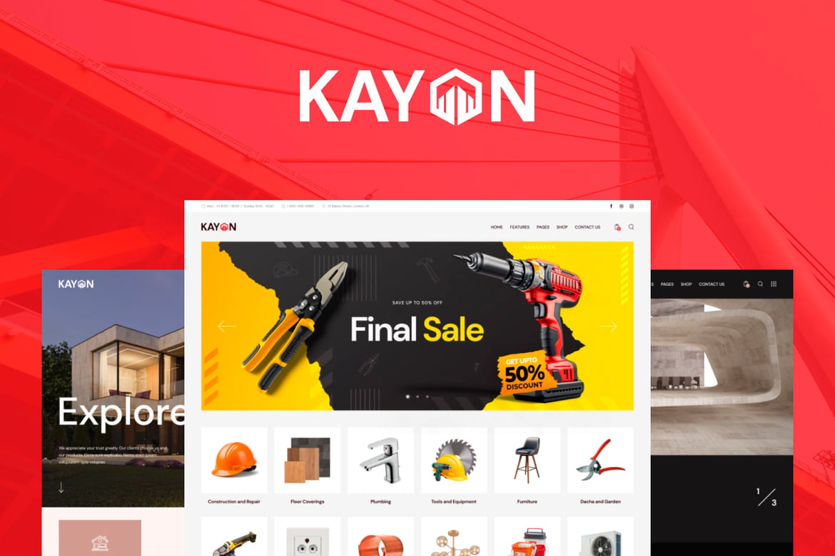 Kayon: Tema WordPress Profesional untuk Bisnis Konstruksi Anda