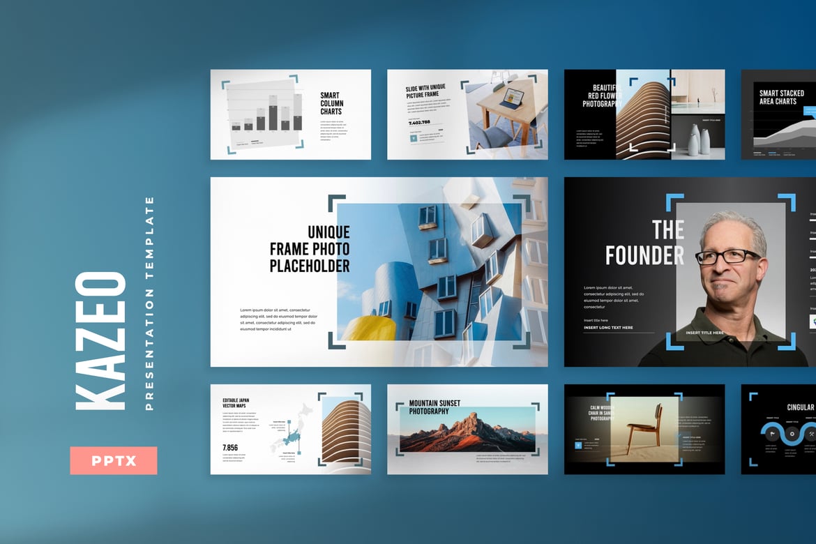 Template PowerPoint Kazeo: Siap Mempesona Audiens Anda