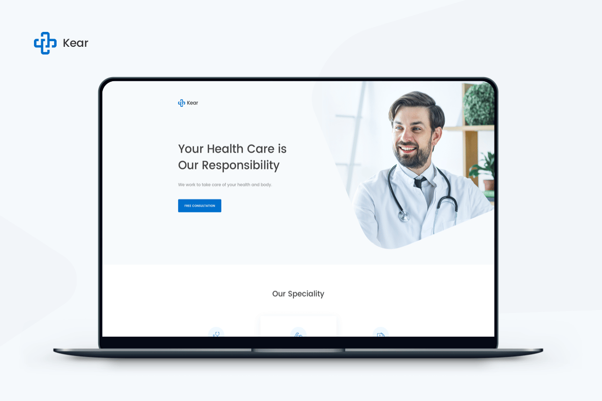 Kear - Template Website Modern untuk Kesehatan dan Medis