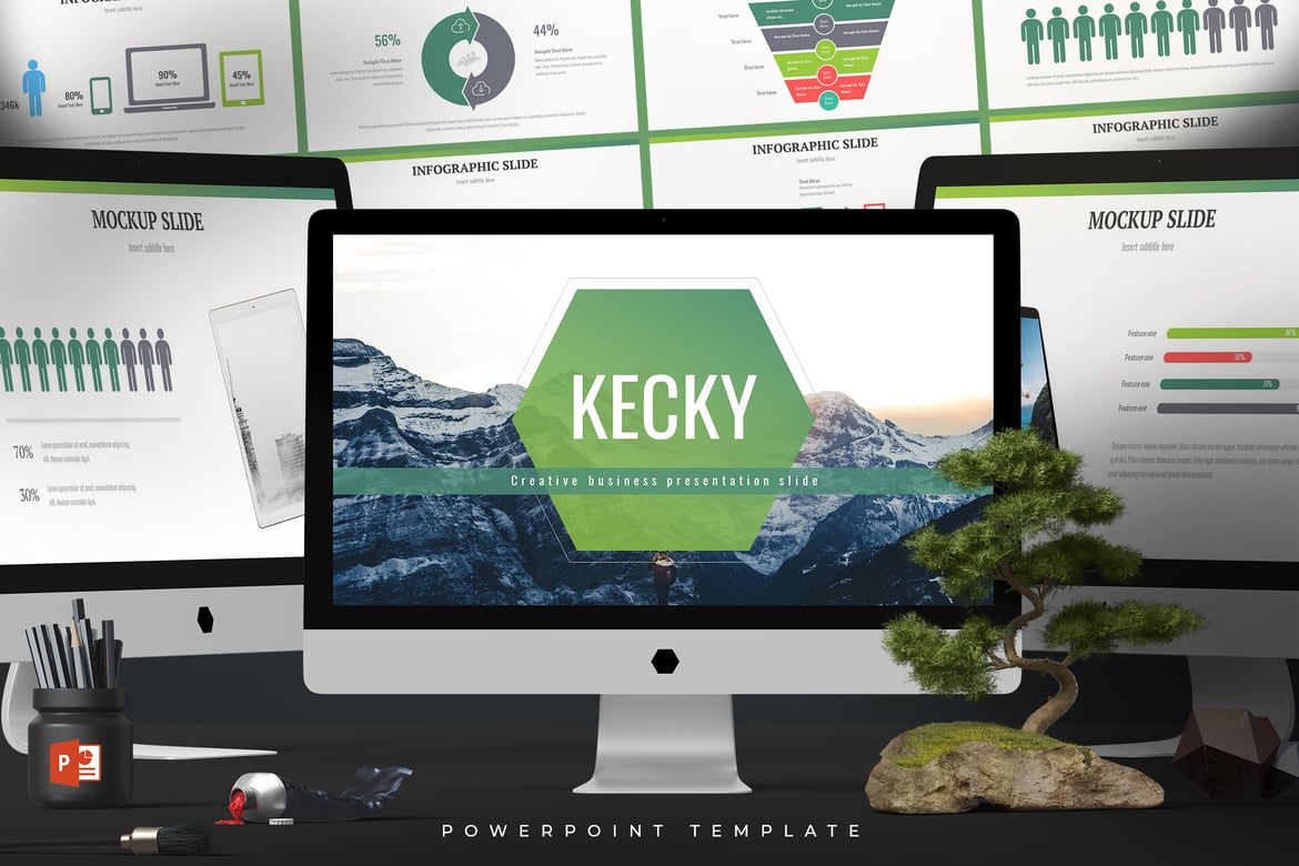 Template PowerPoint Kecky - Solusi Presentasi Menarik dan Profesional