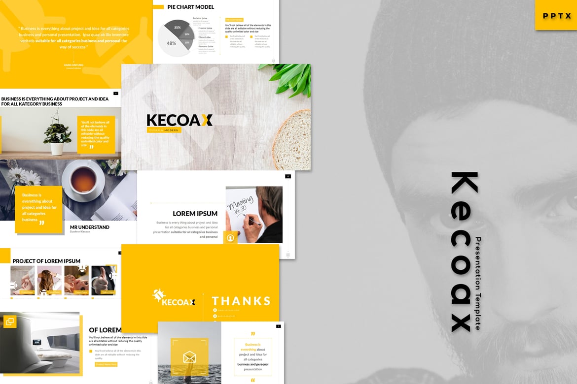 Kecoax - Template PowerPoint Kreatif dan Serbaguna