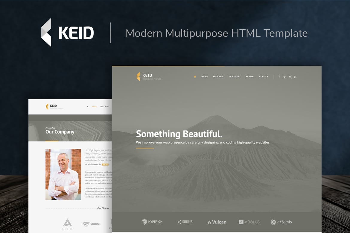Keid - Template Web Modern Serbaguna untuk Semua Kebutuhan Anda