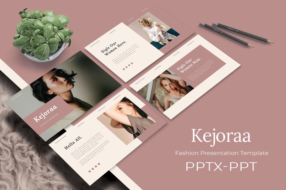 KEJORAA - Template Powerpoint Kreatif dan Modern