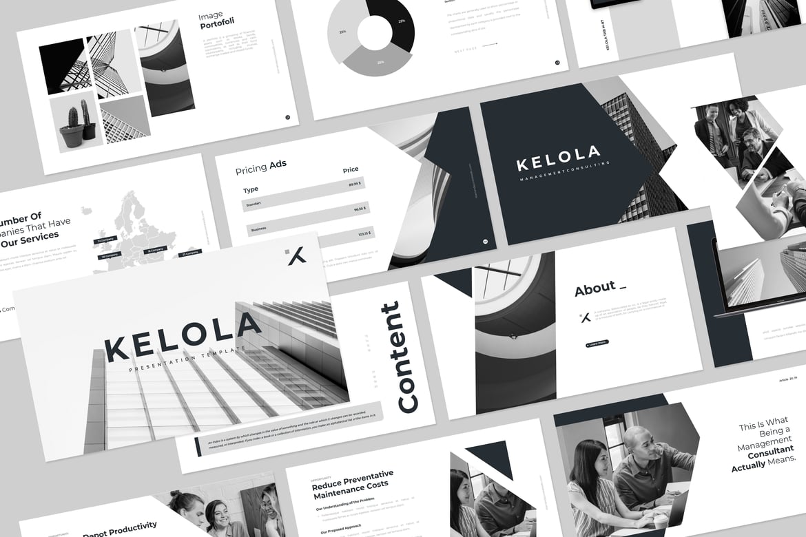 Template PowerPoint Minimalis untuk Presentasi Profesional