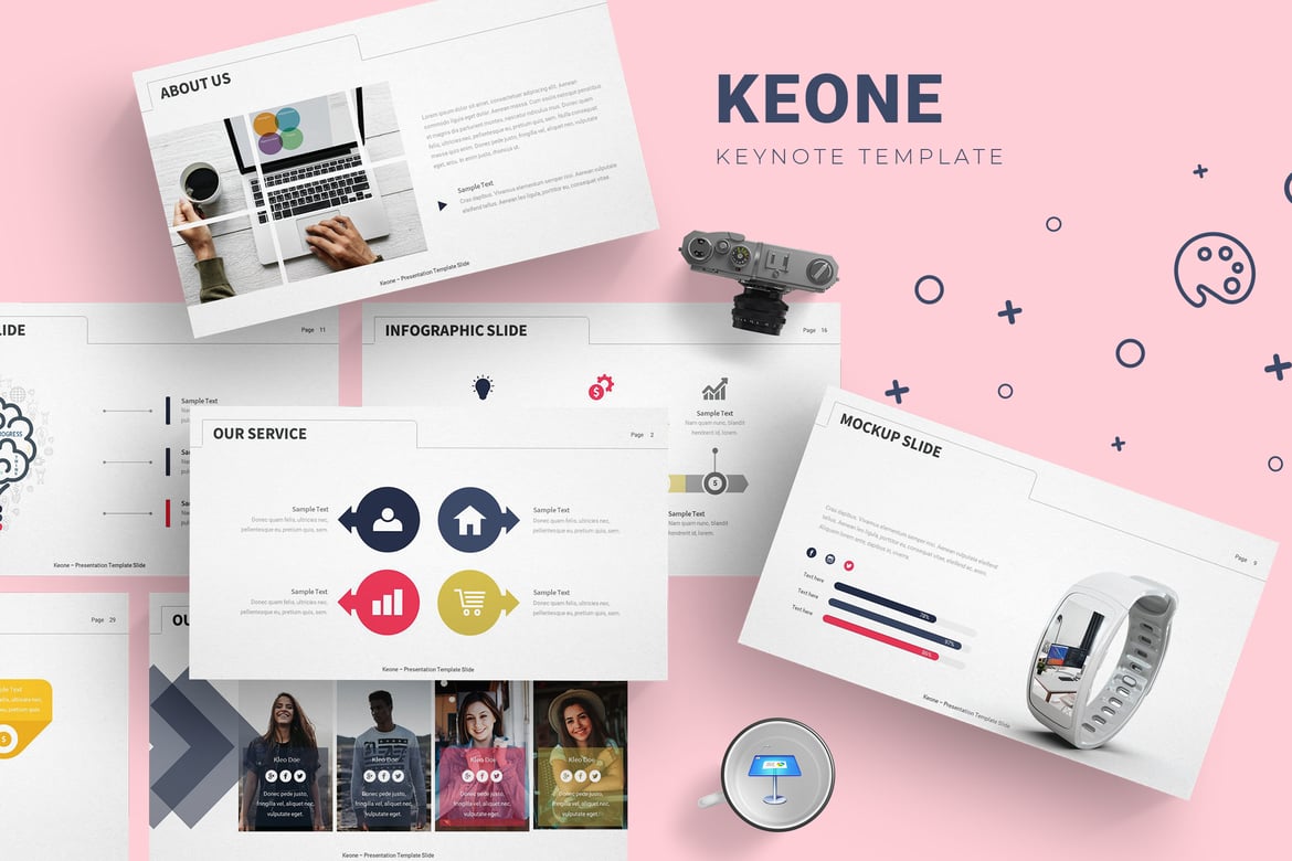 Keone - Template Powerpoint Serbaguna yang Menarik