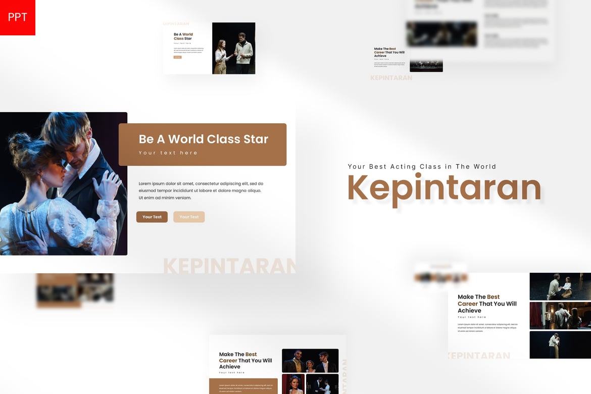 Kepintaran - Template Presentasi PowerPoint yang Menarik dan Profesional