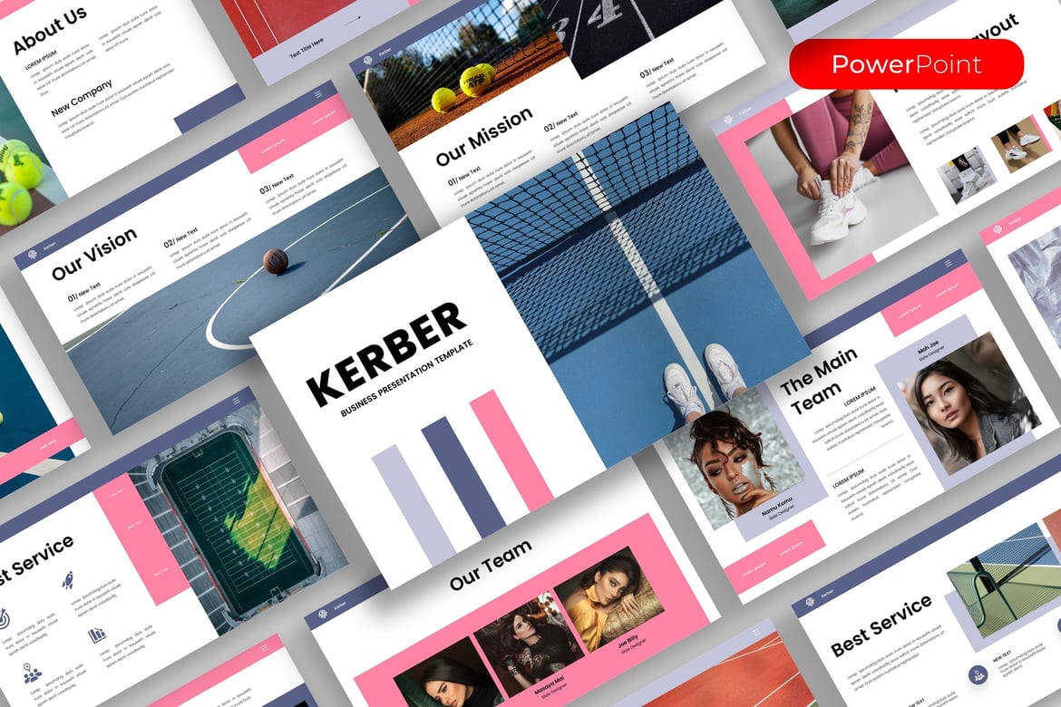 Template PowerPoint Kerber yang Menarik untuk Bisnis Anda