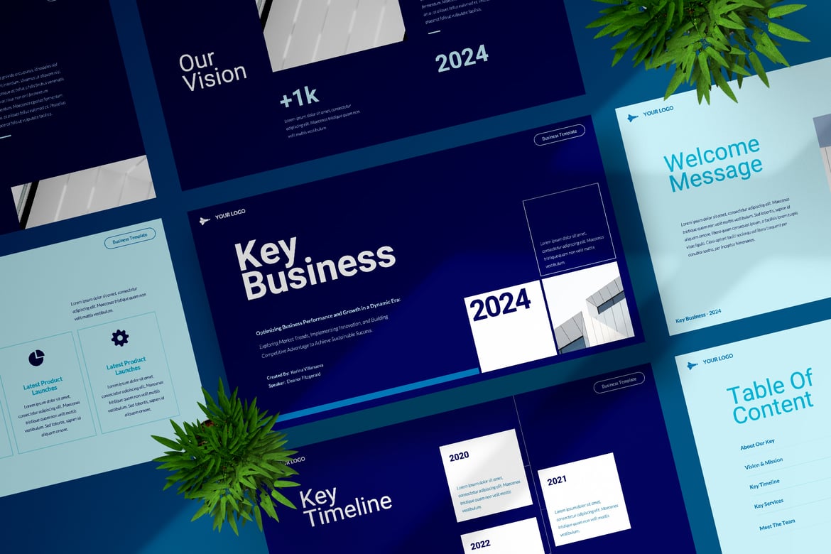Template PowerPoint Bisnis yang Elegan dan Modern