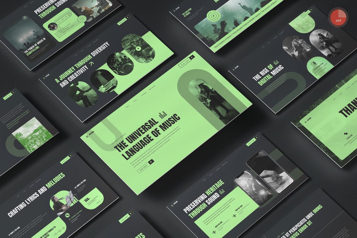 Keysign - Template Presentasi Musik & Event yang Menarik