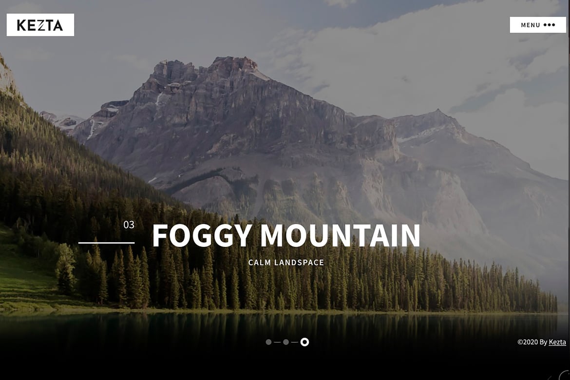 Kezta - Tema WordPress Portofolio Kreatif yang Menawan