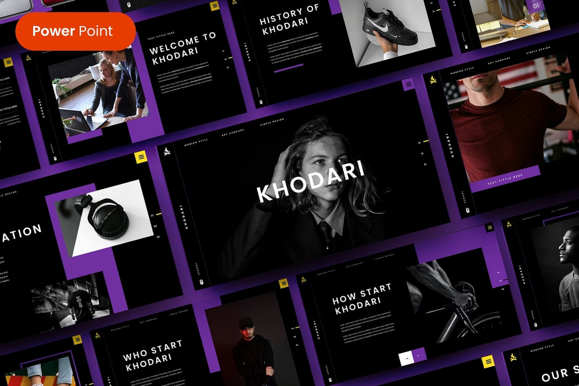 Template Presentasi Khodari – Solusi PowerPoint Profesional untuk Bisnis Anda