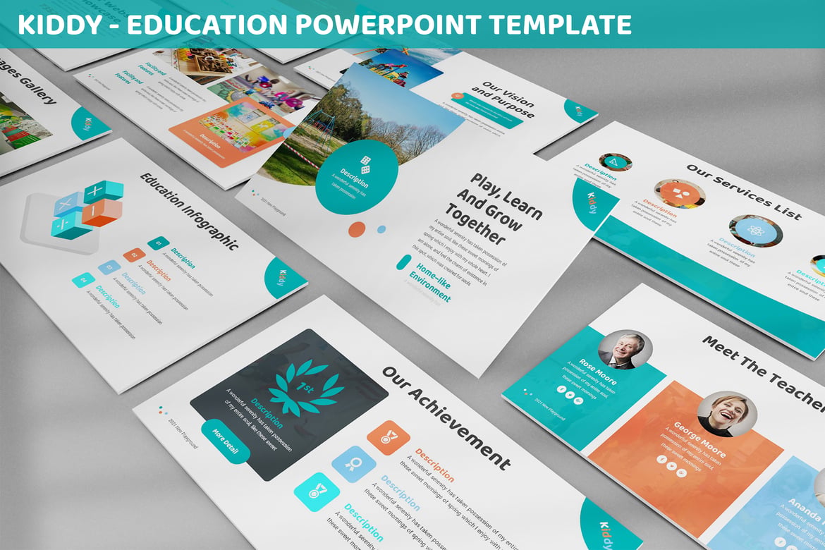 Template PowerPoint Kiddy: Kreatif dan Menarik untuk Presentasi Pendidikan