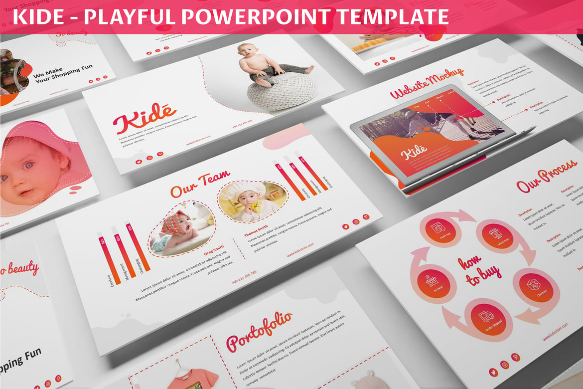 Kide - Template Powerpoint Kreatif dan Menarik