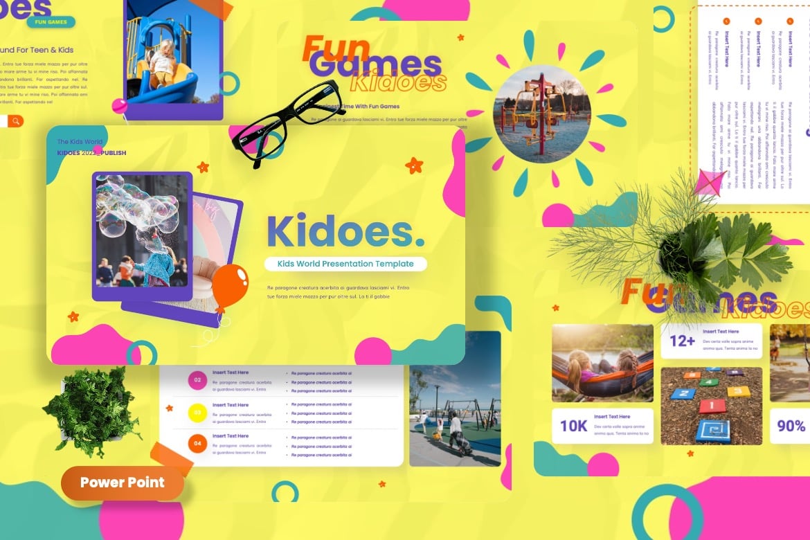 Kidoes - Template Presentasi PowerPoint Anak yang Kreatif