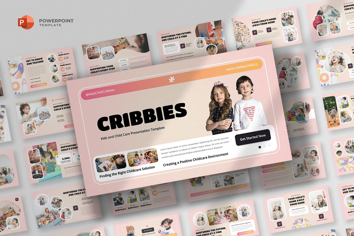 Template Powerpoint Kreatif untuk Anak dan Kindergarten