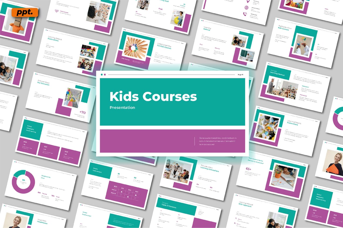 Template Presentasi Anak - PowerPoint Menarik dan Interaktif