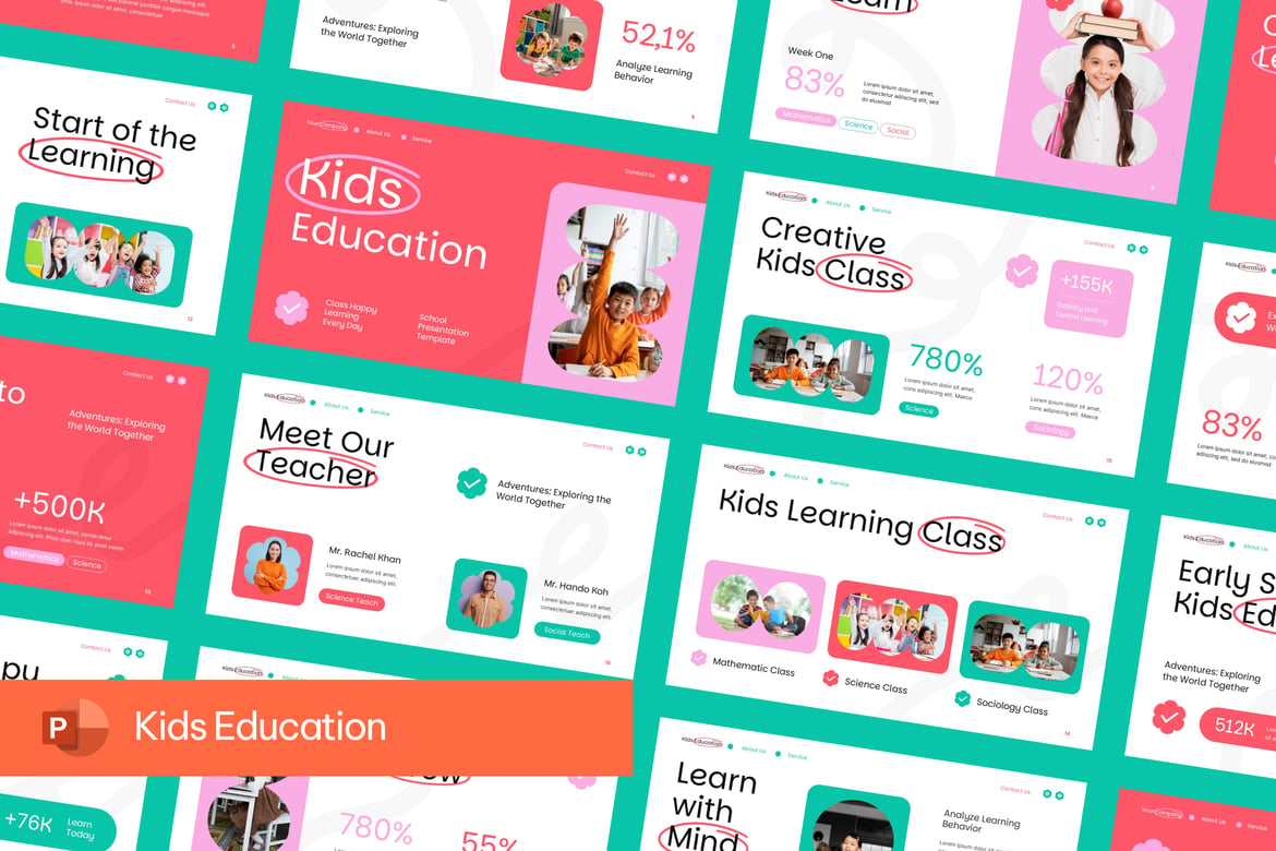 Template Presentasi Pendidikan Anak yang Menarik