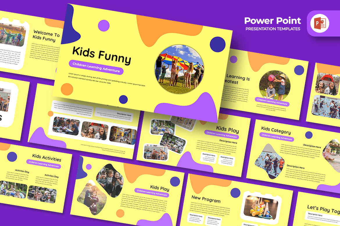 Template PowerPoint Lucu untuk Anak-Anak yang Menarik dan Kreatif