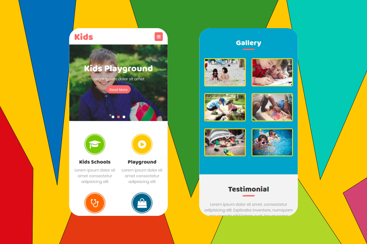 Template Website Anak Serbaguna yang Menarik