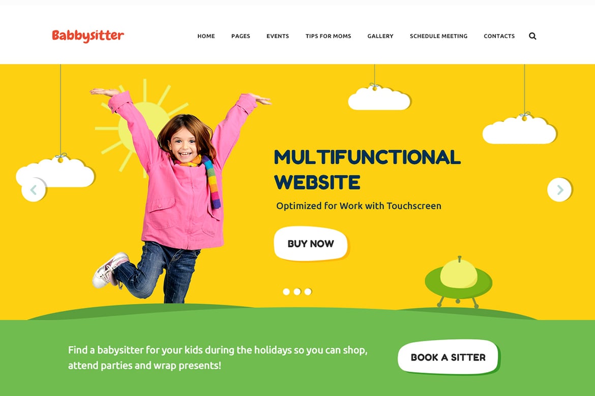 Template Website Anak yang Menarik dan Fungsional - KidsCare