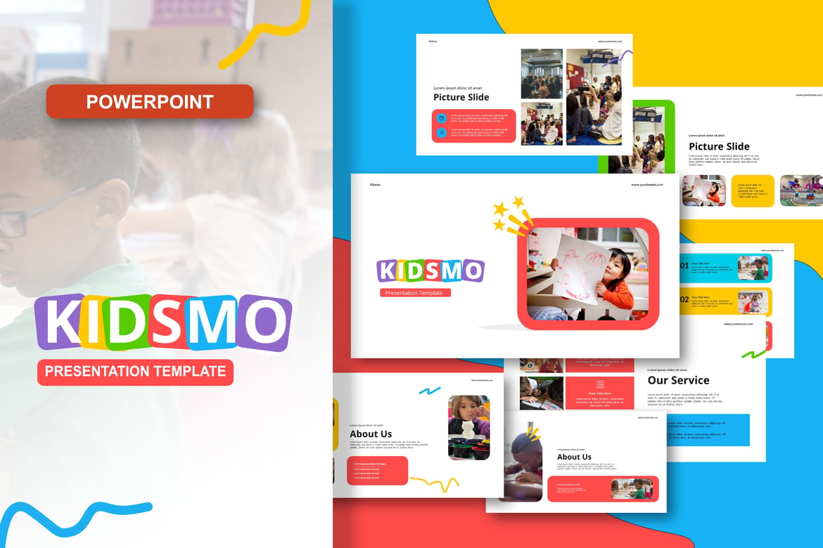 Template PowerPoint Anak Kreatif dan Serbaguna