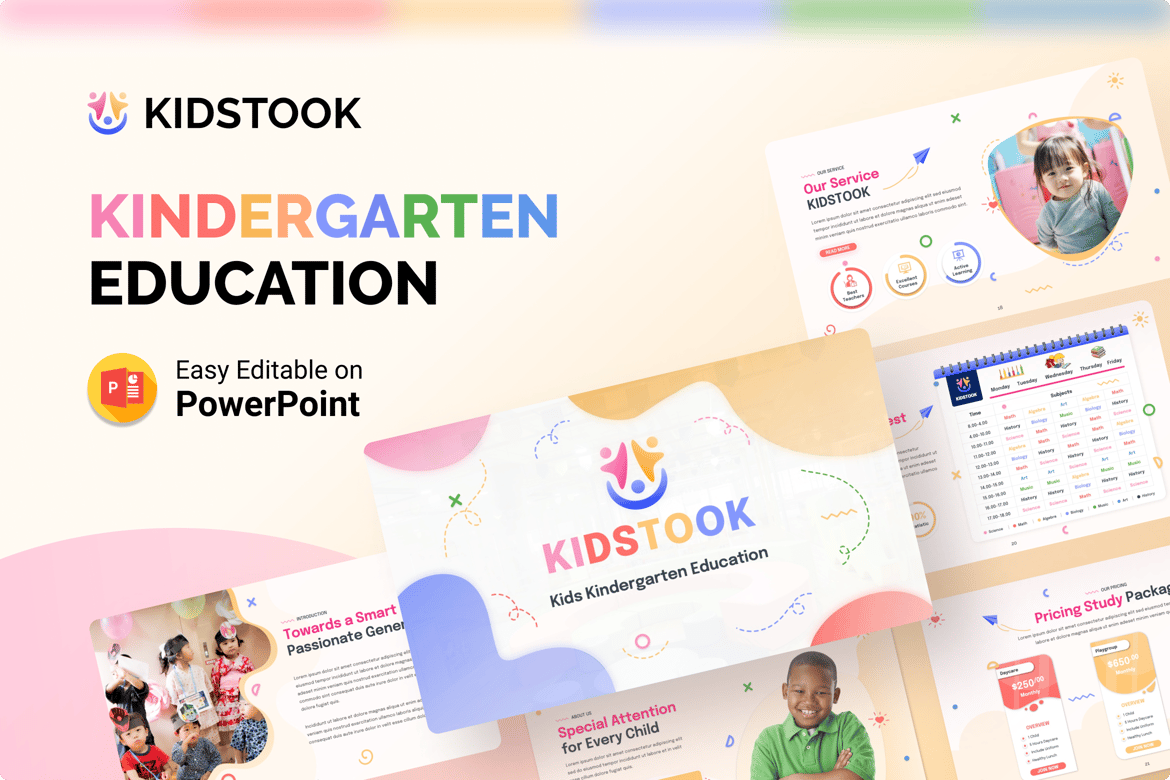 Template PowerPoint Pendidikan Anak Usia Dini – KidsTook