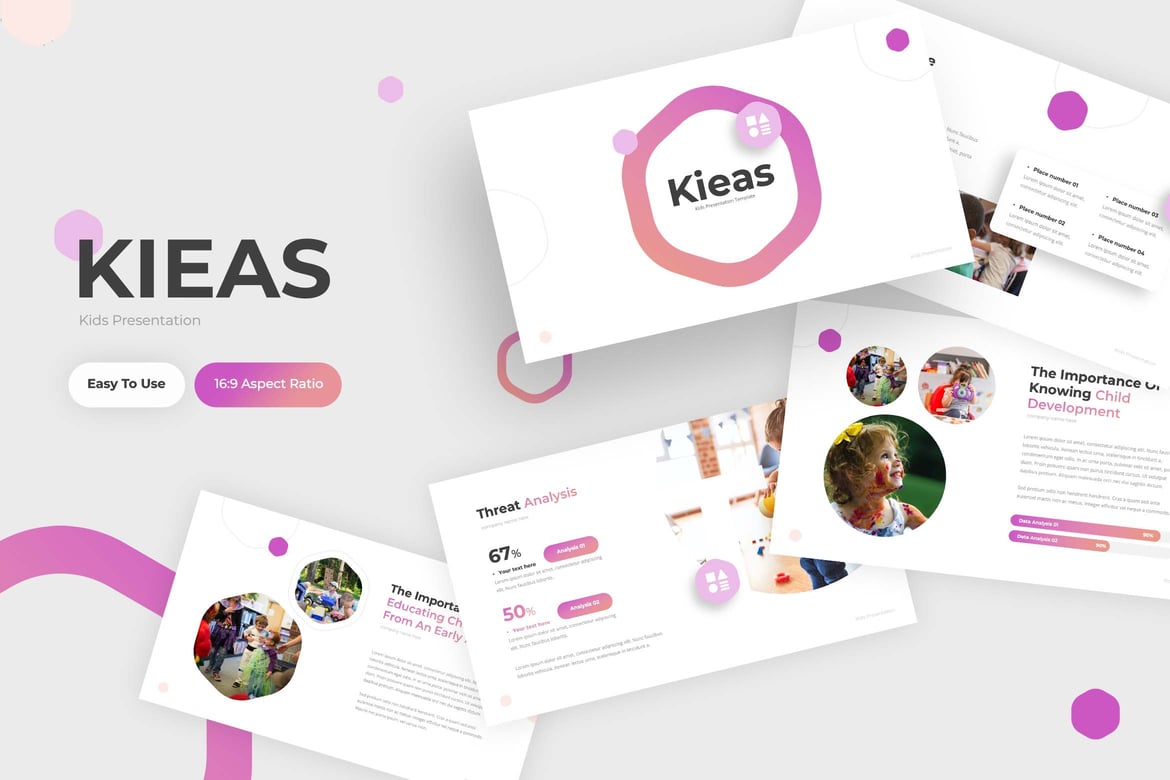Template PowerPoint Anak Kieas - Solusi Presentasi Kreatif