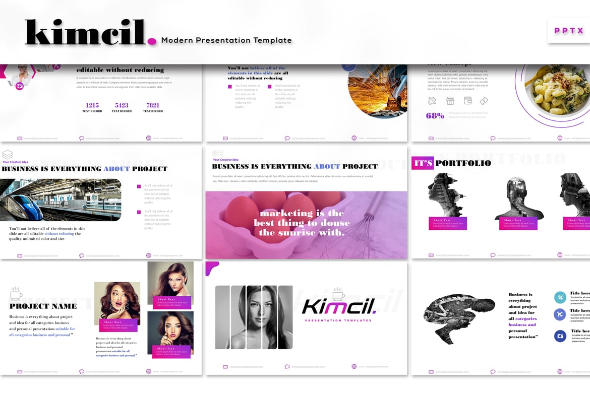 Template Presentasi Kimcil - Powerpoint yang Kreatif dan Serbaguna