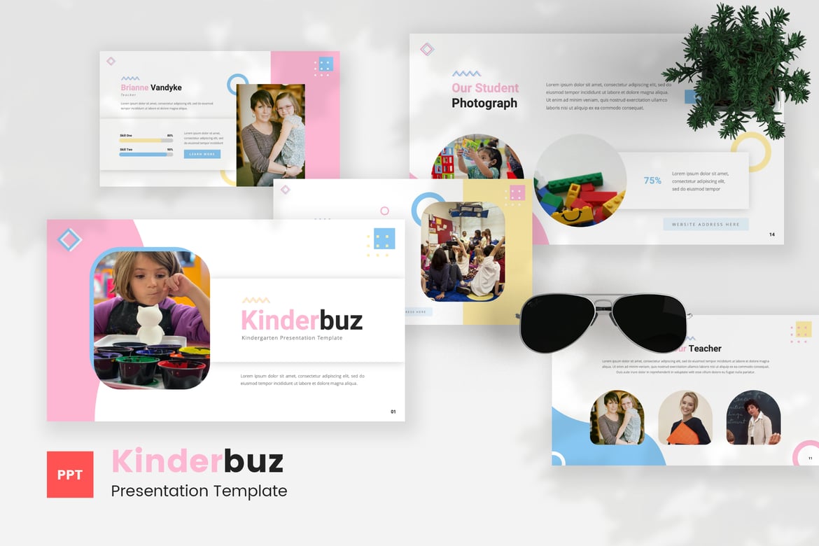 Template PPT Kinderbuz — Solusi Kreatif untuk Presentasi TK