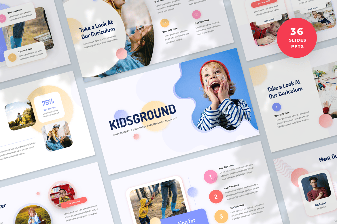 Template PowerPoint Anak Usia Dini yang Menarik dan Profesional