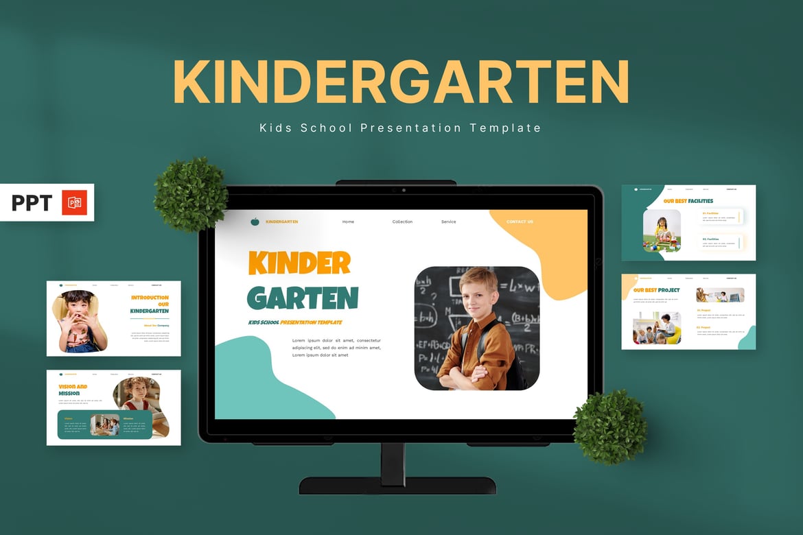 Template Presentasi PowerPoint Anak TK yang Menarik dan Interaktif