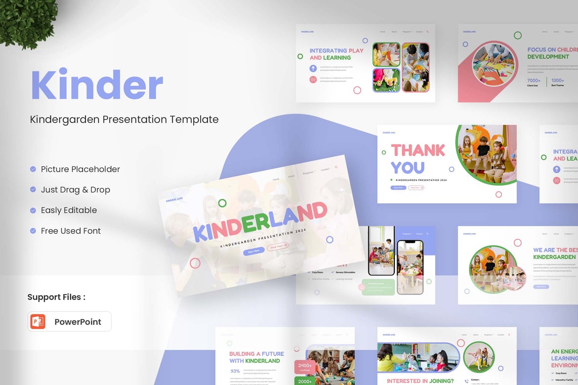 Template Presentasi Powerpoint untuk Anak TK
