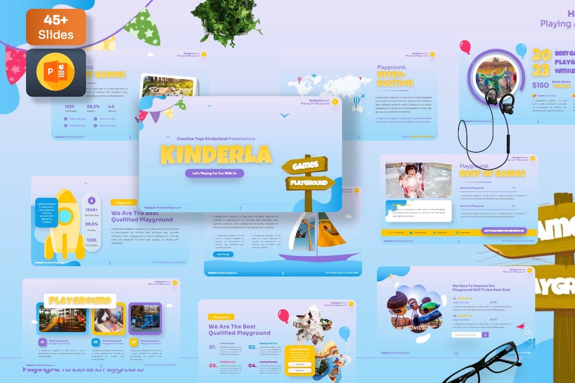Template Presentasi Powerpoint Anak - Kinderla