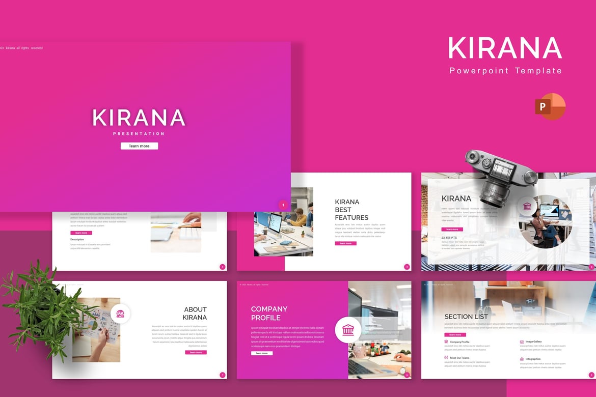 Kirana - Template PowerPoint Serbaguna yang Menarik