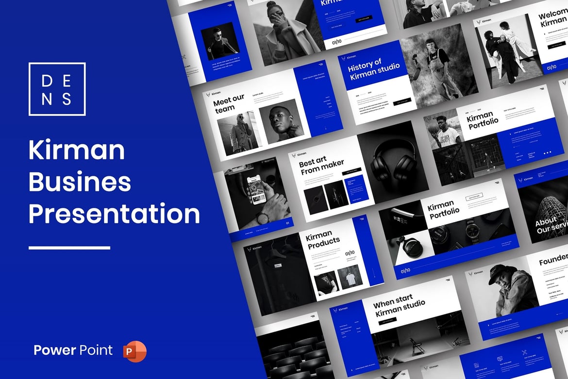 Template PowerPoint Kirman – Solusi Presentasi Profesional Anda