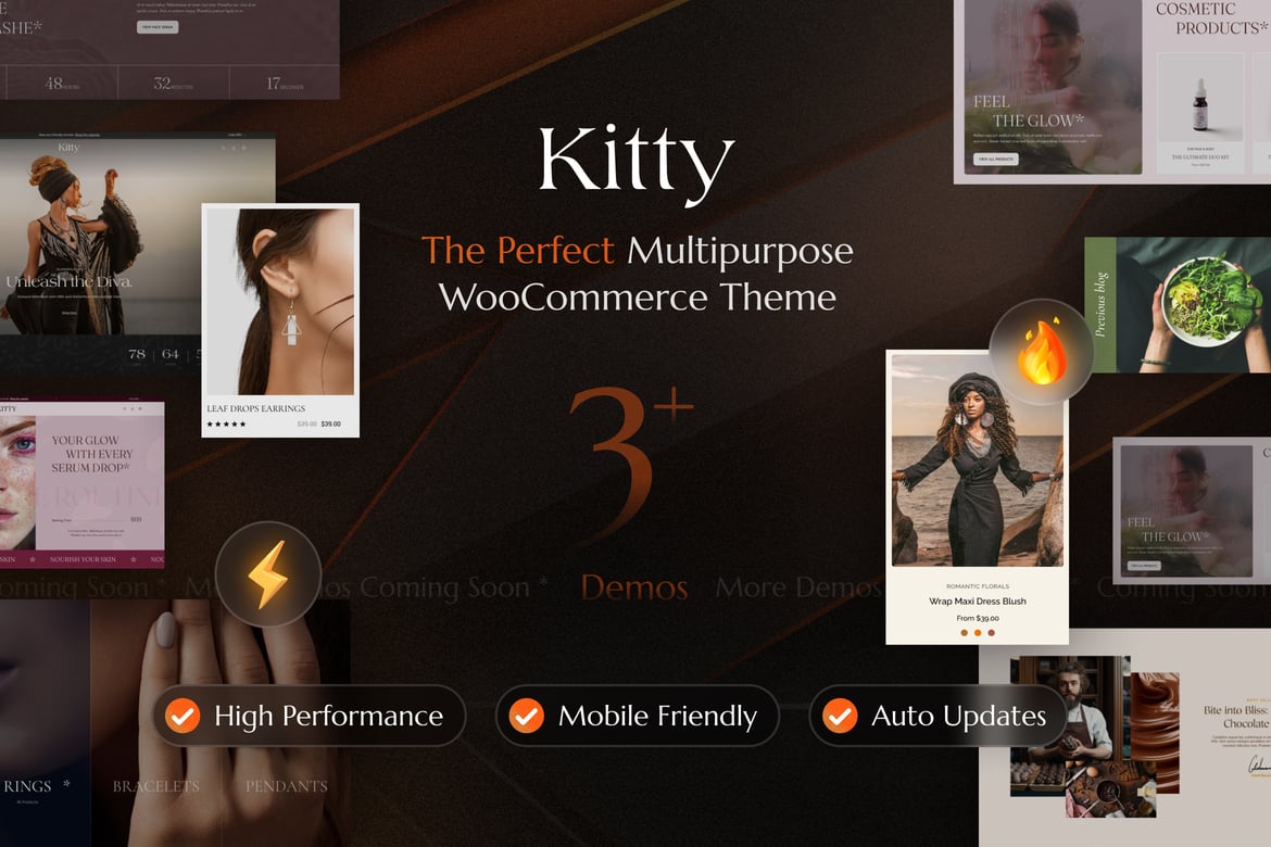 Kitty - Tema WordPress eCommerce Serbaguna yang Menarik