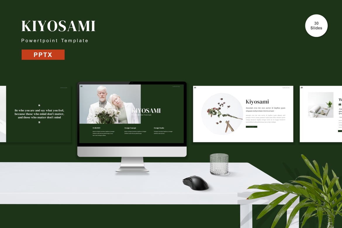 Kiyosami - Template PowerPoint Modern untuk Segala Kebutuhan
