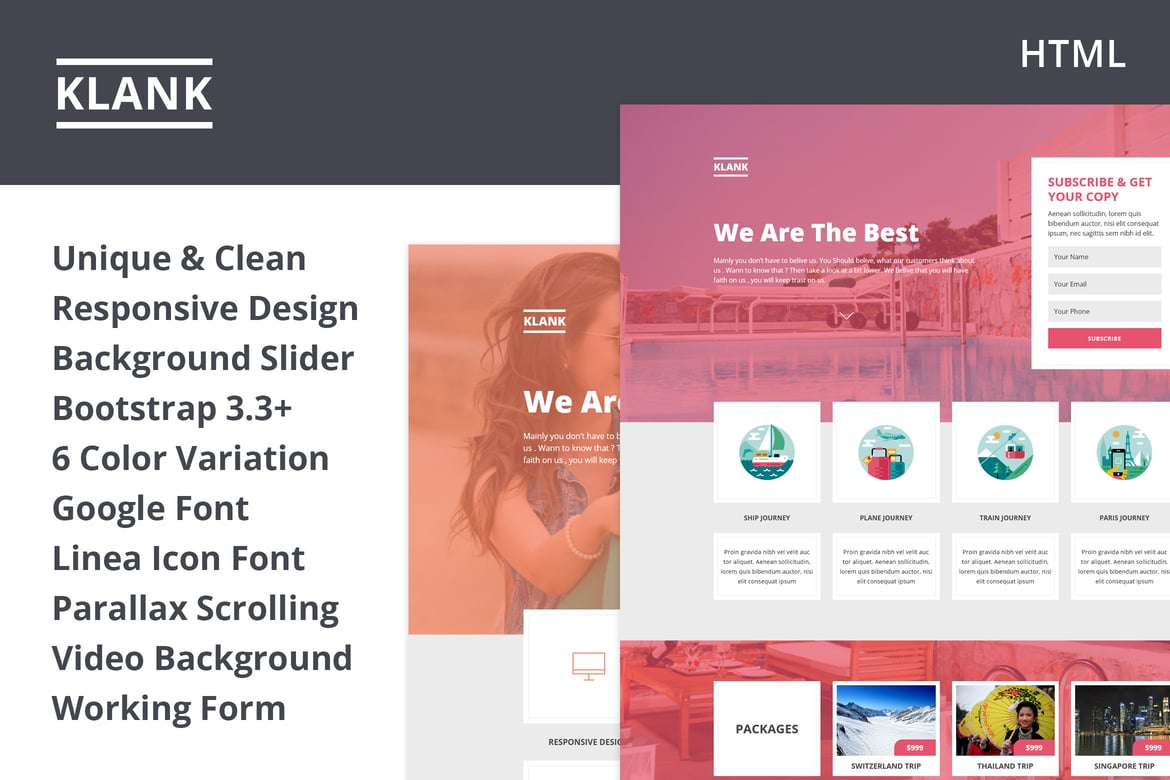 Klank | Template Website Serbaguna dengan Bootstrap