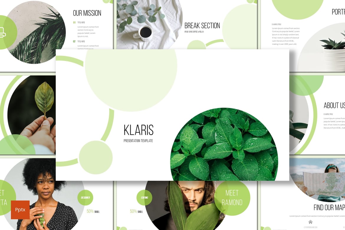 Klaris - Template Presentasi PowerPoint Menarik dan Modern