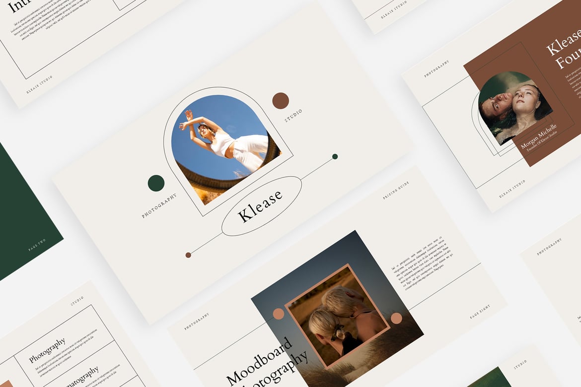 Klease - Template Powerpoint Kreatif untuk Presentasi Profesional