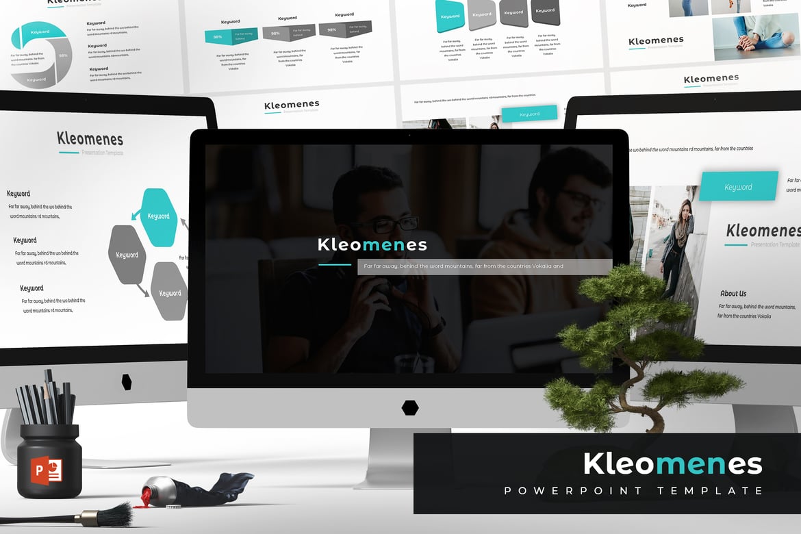 Kleomenes - Template PowerPoint Serbaguna yang Menarik